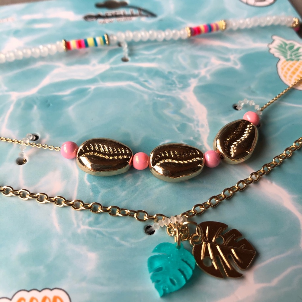 Set of 3 ~ Tropical Necklaces ~ Capelli of New York